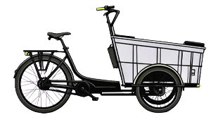 3 wheel front loading cargo bike type