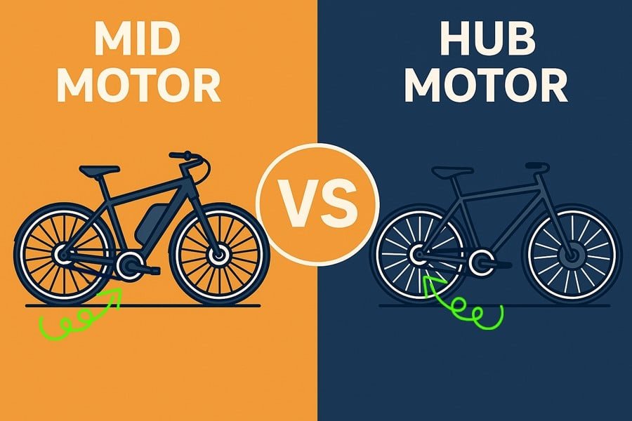 Motor intermedio vs. motor de buje, ¿cuál es mejor?