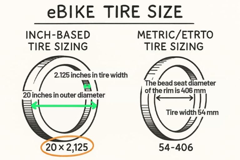 Jak číst specifikace pneumatik pro elektrokola: : Jak vysvětlit rozměry, ETRTO a PSI?