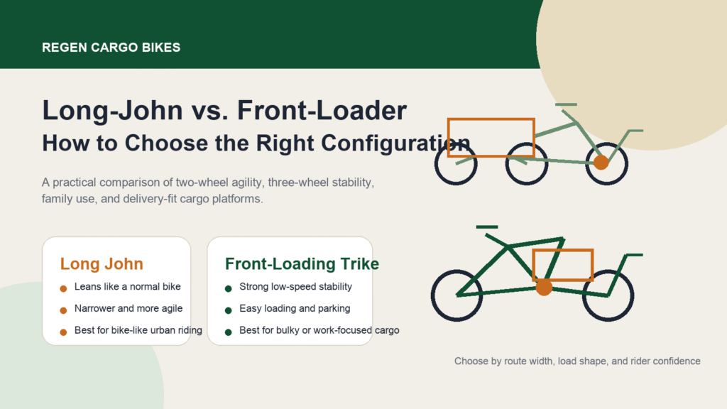 Long-John vs. Front-Loader Cargo Bike: How to Choose the Right Configuration