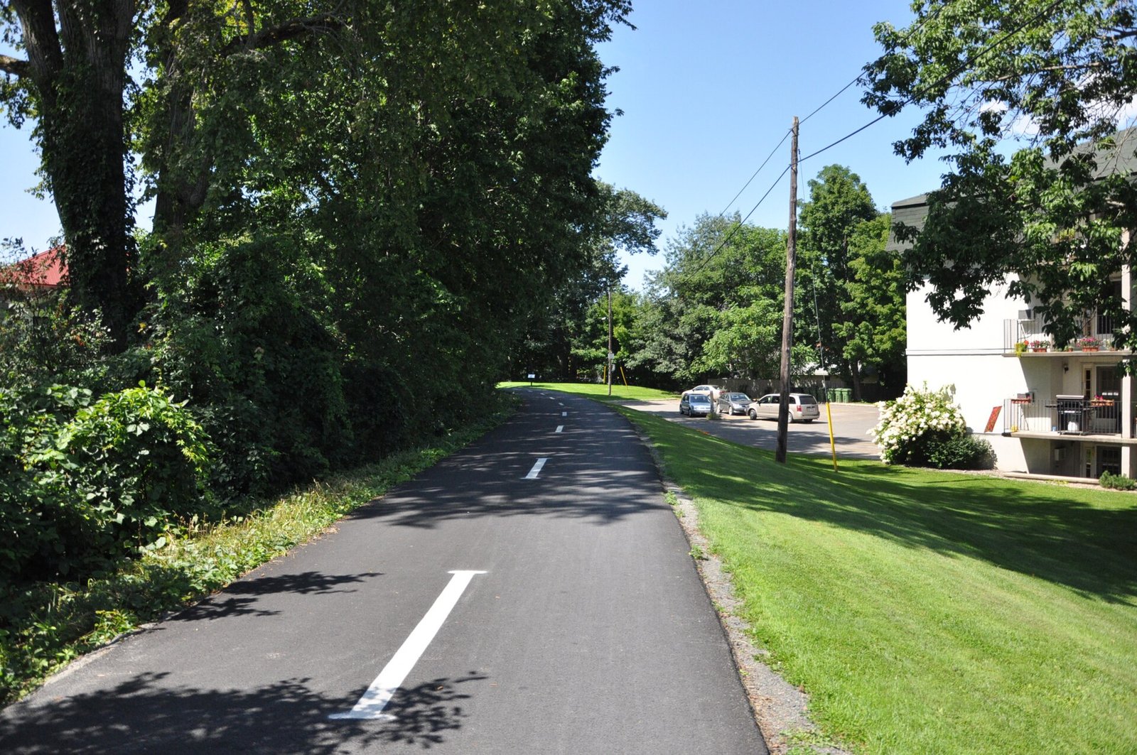 Multi-use trail in Fredericton Canada