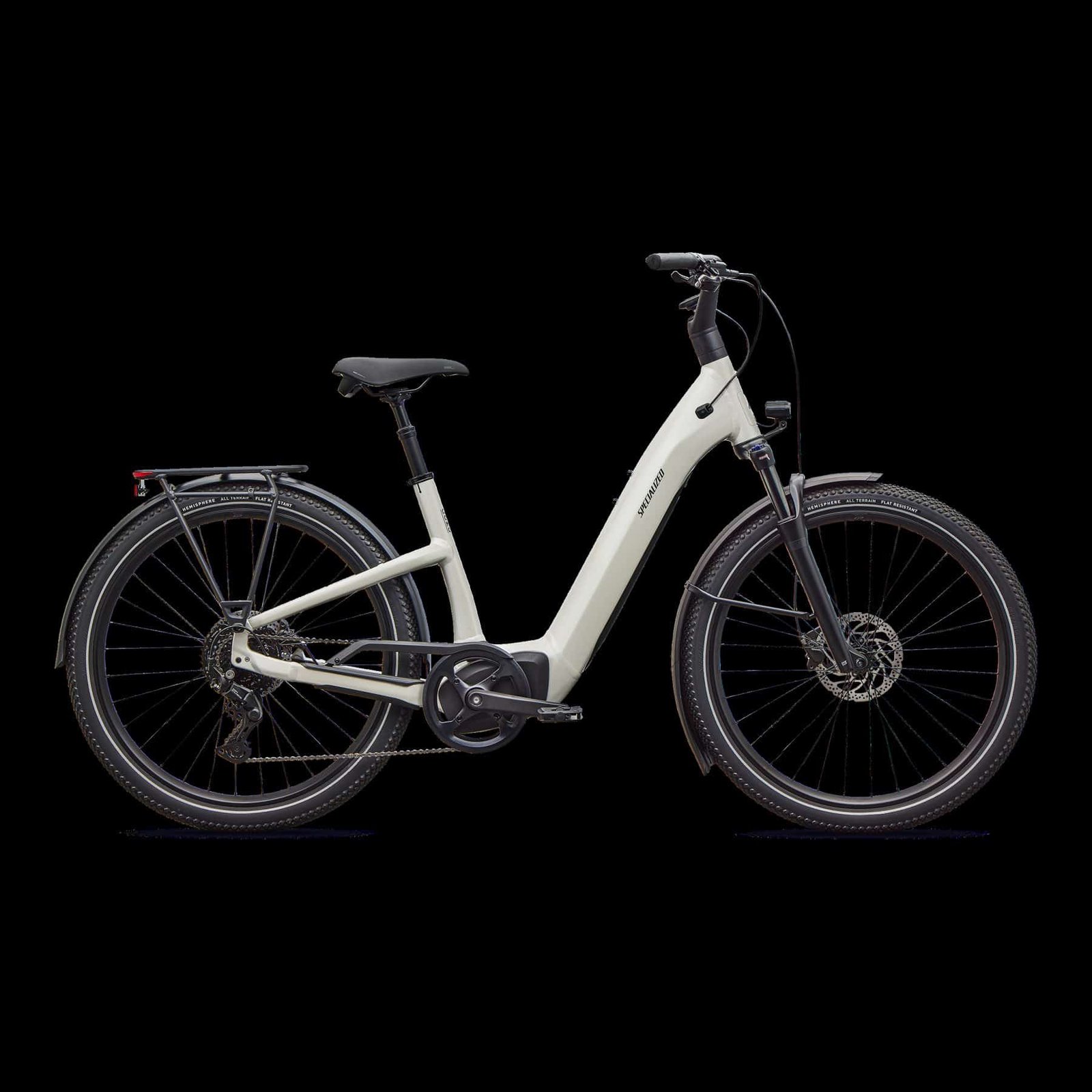 Specialized Turbo Como 4.0 low step electric bike in official side-profile product image