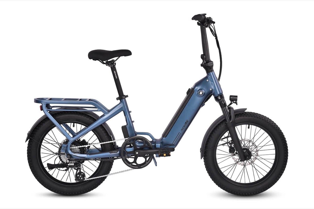 Ride1Up Portola folding electric bike in official product photography