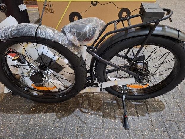 M60 electric bicycle rejected at the UK border